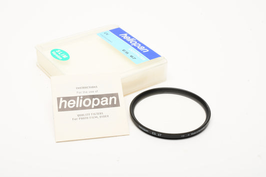 Heliopan ES 67 UV -0 67mm filter w/ case and instructions