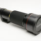 Tokina SD 150-500mm f5.6 w/B+W 010 95E UV, caps, case, collar, Nice! Canon FD