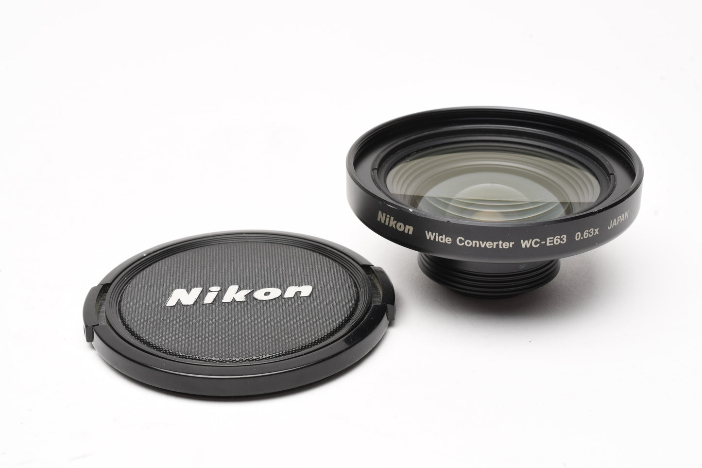 Nikon WC-E63 .63X wide angle converter w/Cap, Clean