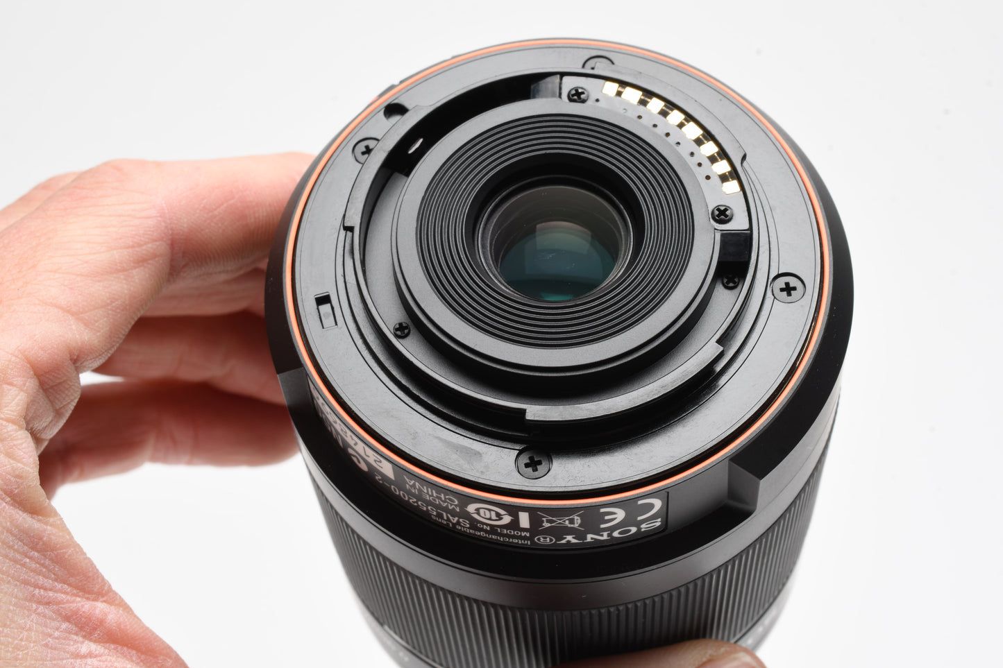 Sony AF 55-200mm f4-5.6 v.2 DT SAM lens, caps, hood, Boxed, Mint-