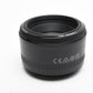 Canon EF 50mm f1.8 II prime lens, caps, hood, UV filter, Great