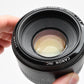 Canon EF 50mm f1.8 II prime lens, caps, hood, UV filter, Great