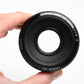 Canon EF 50mm f1.8 II prime lens, caps, hood, UV filter, Great