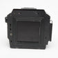 Bronica S2A 6x6 back (black), w/dark slide, clean, tested