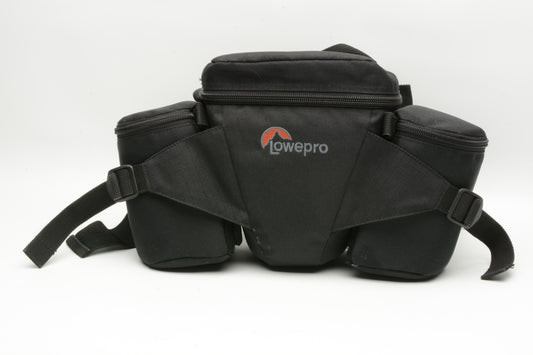 Lowepro OffTrail 1 Modular shoulder bag, Very nice w/2X lens cases (Black)