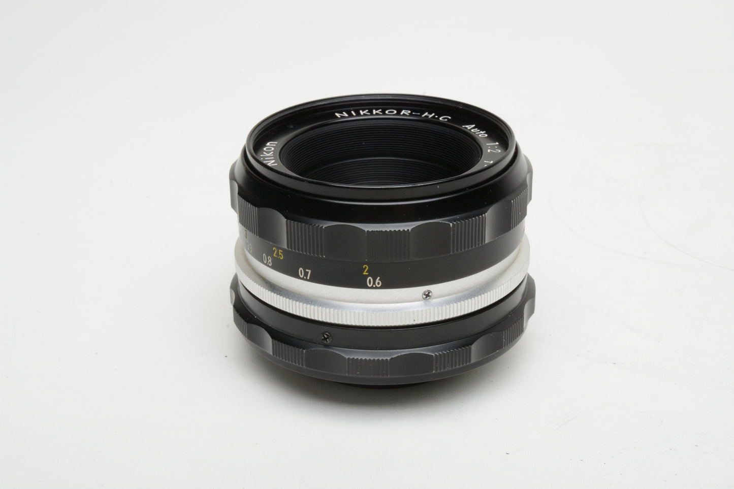 Nikon Nikkor-H C 50mm f2 Non-AI lens, caps, Very clean & sharp!