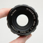 Nikon Nikkor-H C 50mm f2 Non-AI lens, caps, Very clean & sharp!