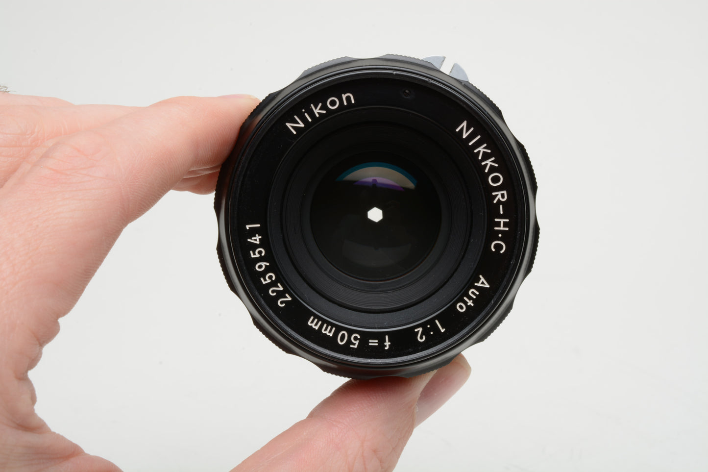 Nikon Nikkor-H C 50mm f2 Non-AI lens, caps, Very clean & sharp!