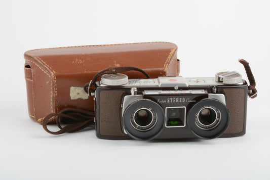 Kodak Stereo camera w/case, works great! Vintage, nice!