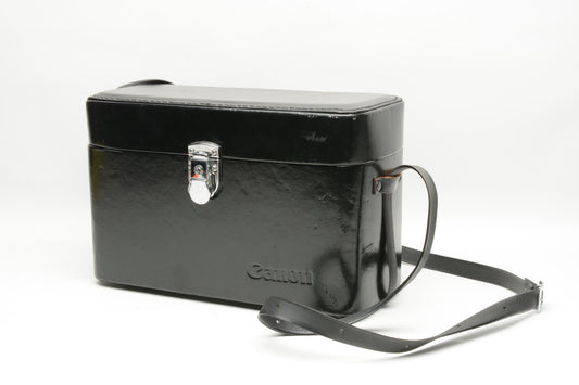 Canon vintage hard shoulder bag case ~12x5x7.5", Nice & clean