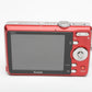 Kodak M763 7.2MP digital point&shoot (Red), 2batts, charger, case, tested, nice