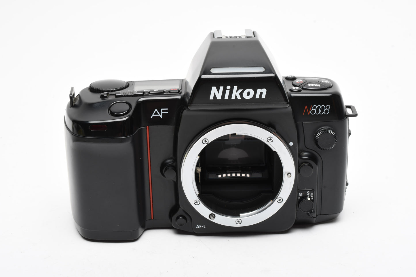 Nikon N8008 35mm SLR Body, cap, strap, tested, Great!