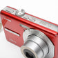 Kodak M763 7.2MP digital point&shoot (Red), 2batts, charger, case, tested, nice