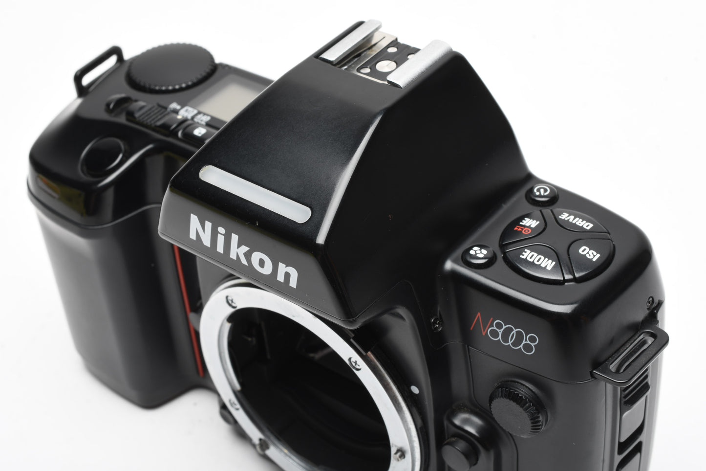 Nikon N8008 35mm SLR Body, cap, strap, tested, Great!