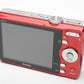 Kodak M763 7.2MP digital point&shoot (Red), 2batts, charger, case, tested, nice