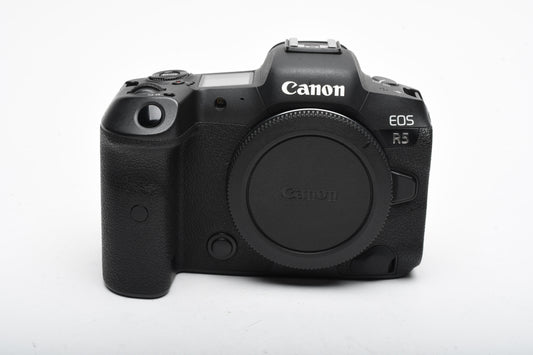 Canon EOS R5 Mirrorless body, batt+charger ≤33,000 Acts, Clean!
