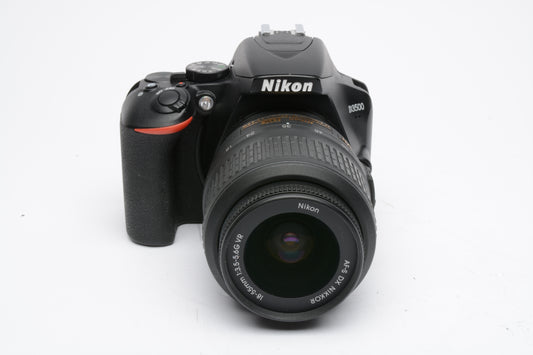 Nikon D3500 DSLR Camera w/AF-P 18-55mm f3.5-5.6 G VR zoom USA, only 788 Acts!!