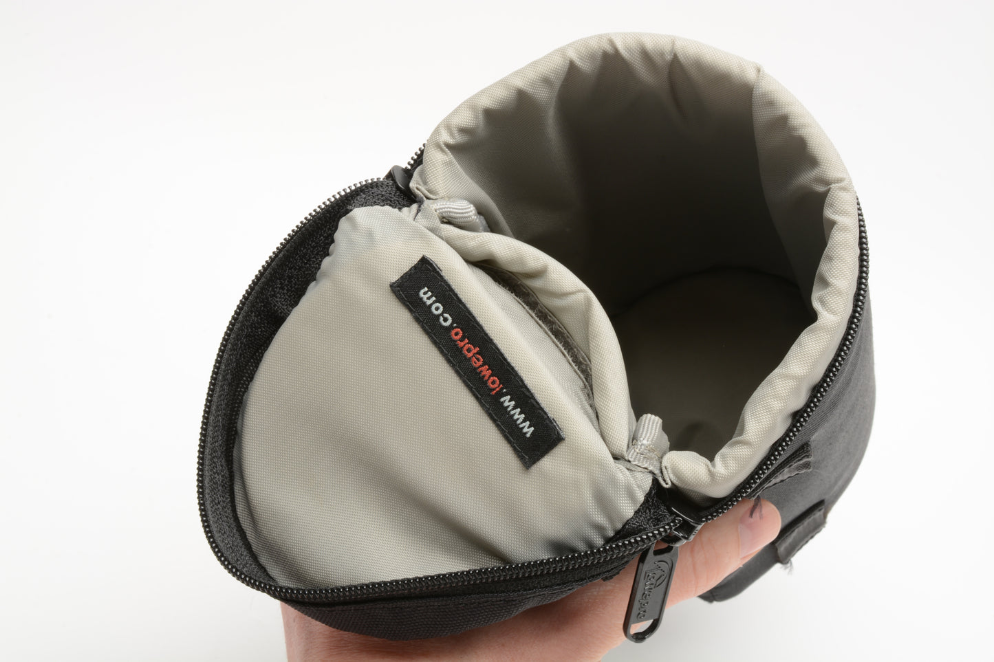 Lowepro padded lens case #2 (Black) 9" tall x 4" diameter, Clean