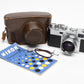 Nikon S2 Chrome Nippon Kogaku Rangefinder Camera w/5cm f1.4 Lens, case, good!