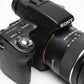 Sony A55 DSLR w/18-55mm f3.5-5.6, 2X batts+charger+remote, Box, 21K Acts