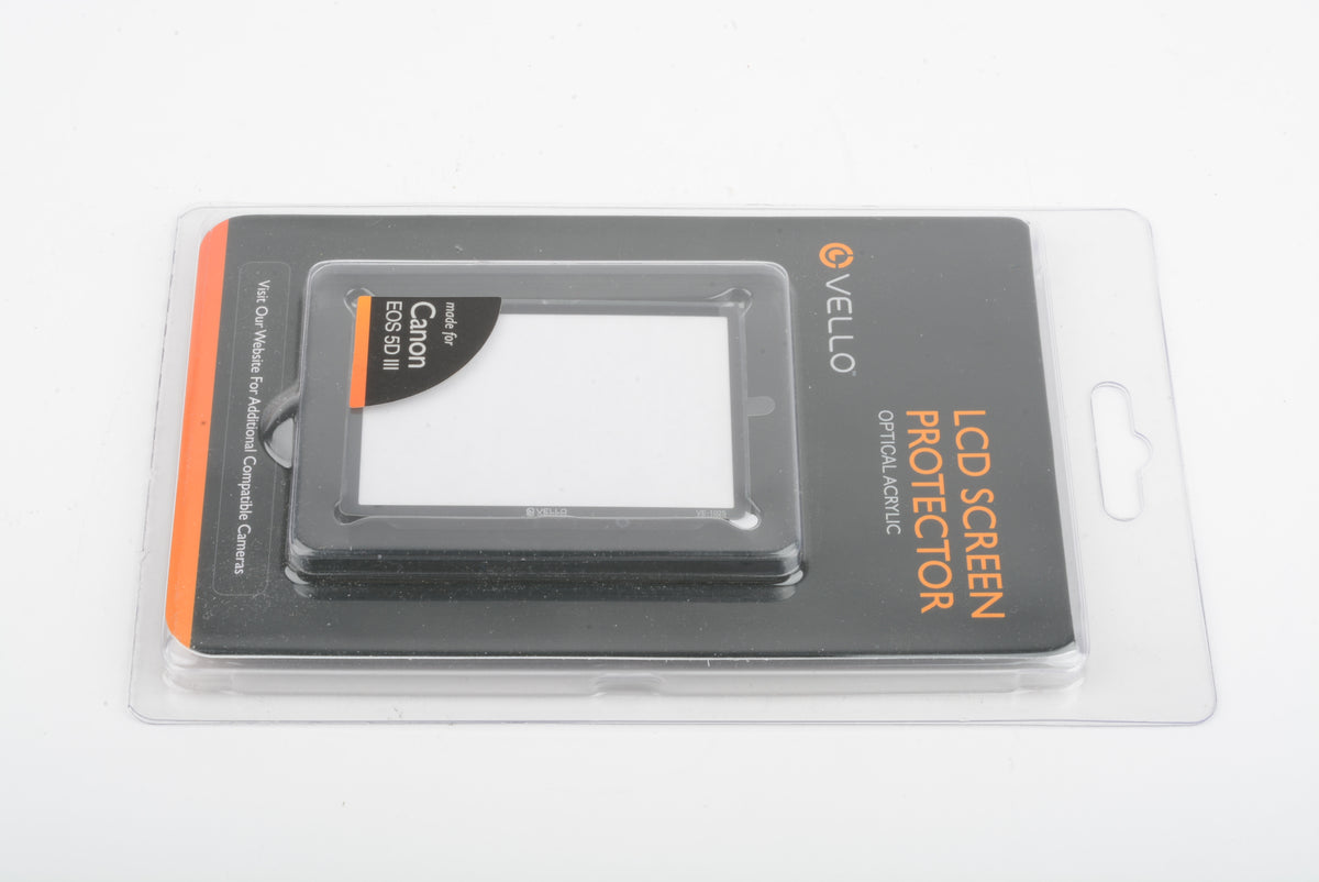Vello LCD Optical Acrylic screen protector for Canon EOS 5D Mark III New