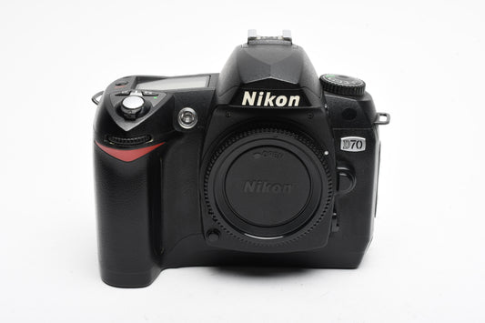 Nikon D70 Body Only, Batt, Charger, 30,866 Acts, Tested