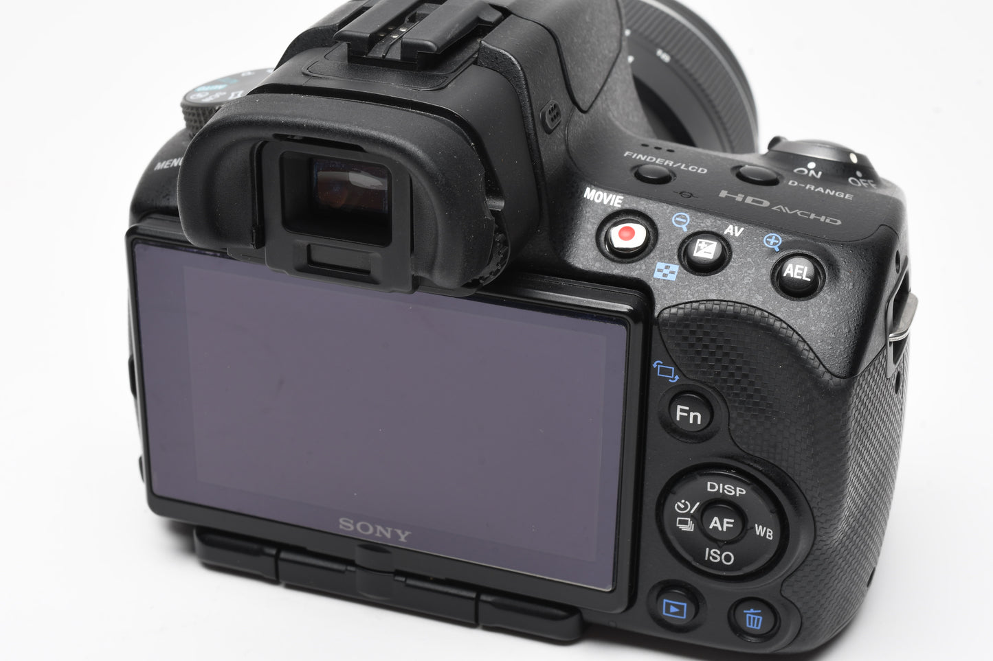 Sony A55 DSLR w/18-55mm f3.5-5.6, 2X batts+charger+remote, Box, 21K Acts