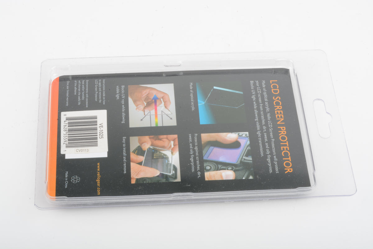 Vello LCD Optical Acrylic screen protector for Canon EOS 5D Mark III New