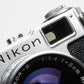 Nikon S2 Chrome Nippon Kogaku Rangefinder Camera w/5cm f1.4 Lens, case, good!
