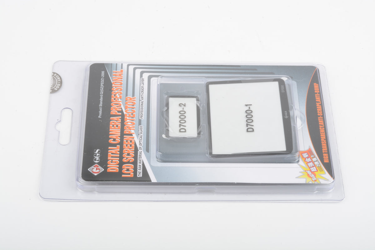 GGS LCD Optical glass screen protector for Nikon D7000 New