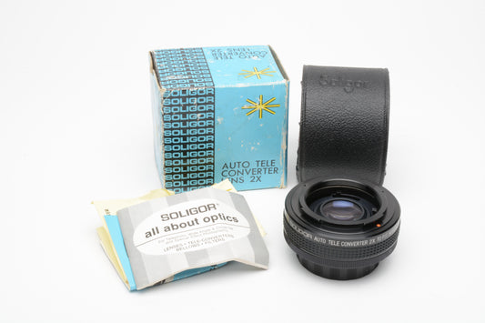 Soligor 2x Auto Tele converter for Miranda EC Mount, Mint, Boxed