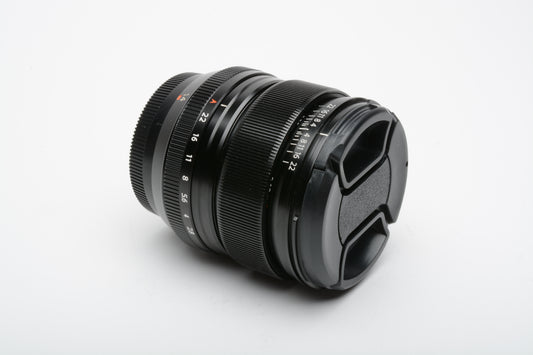 Fujifilm Super EBC XF 14mm F2.8 R Wide Angle Lens, caps, clean & sharp
