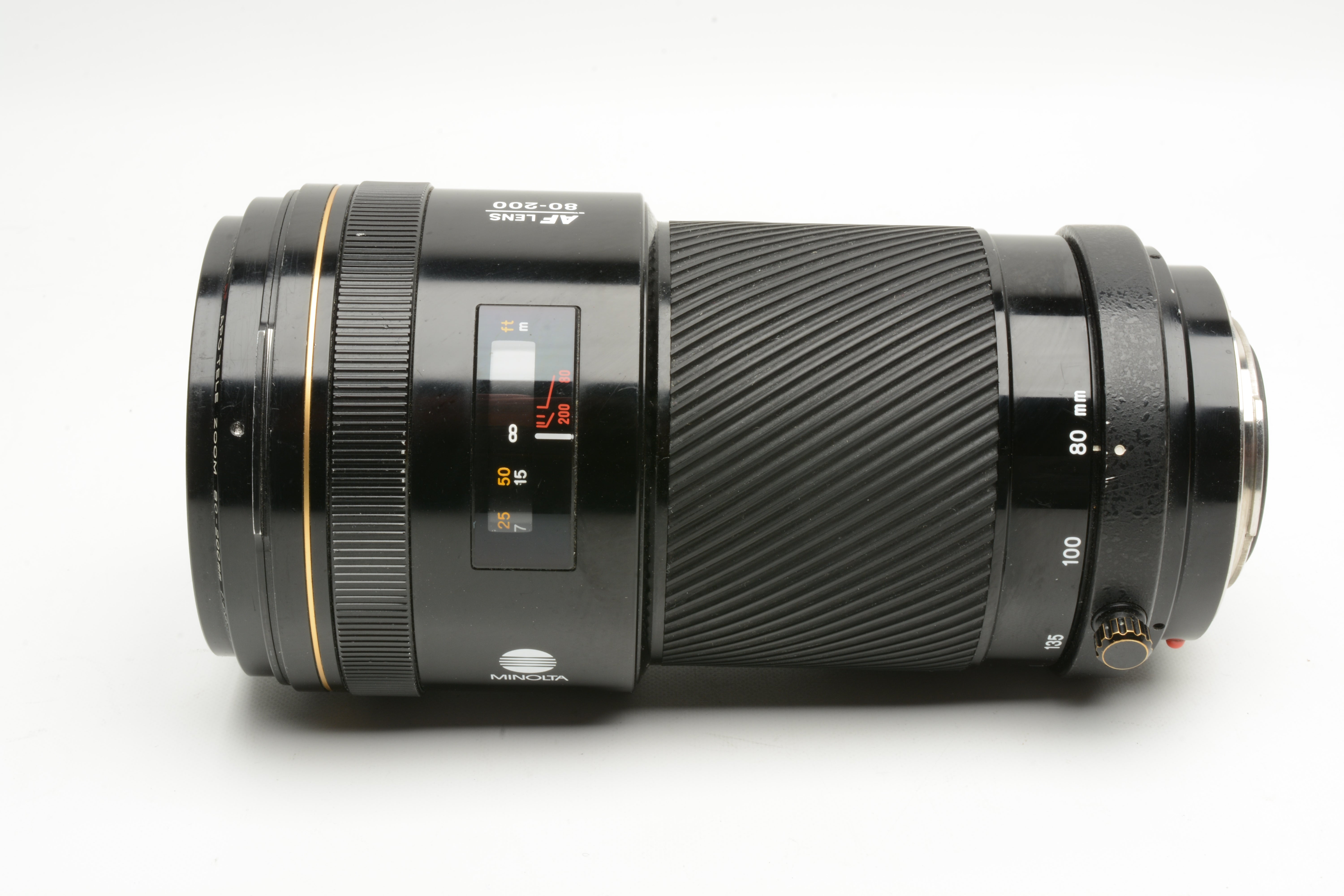 Minolta AF 80-200mm f2.8 APO Tele zoom lens, Collar, hood, caps