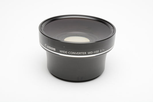 Canon Wide-Converter Lens WD-H58 (0.7X) 58mm, +pouch and caps