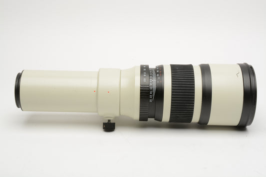 Njide 500mm F6.3 T2 Mount Telephoto Lens, hood, cap, tested (T2 mount needed)