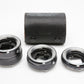 Vivitar Extension Tube Set AT-5 36mm, 20mm, 12mm for Minolta MD mount + case