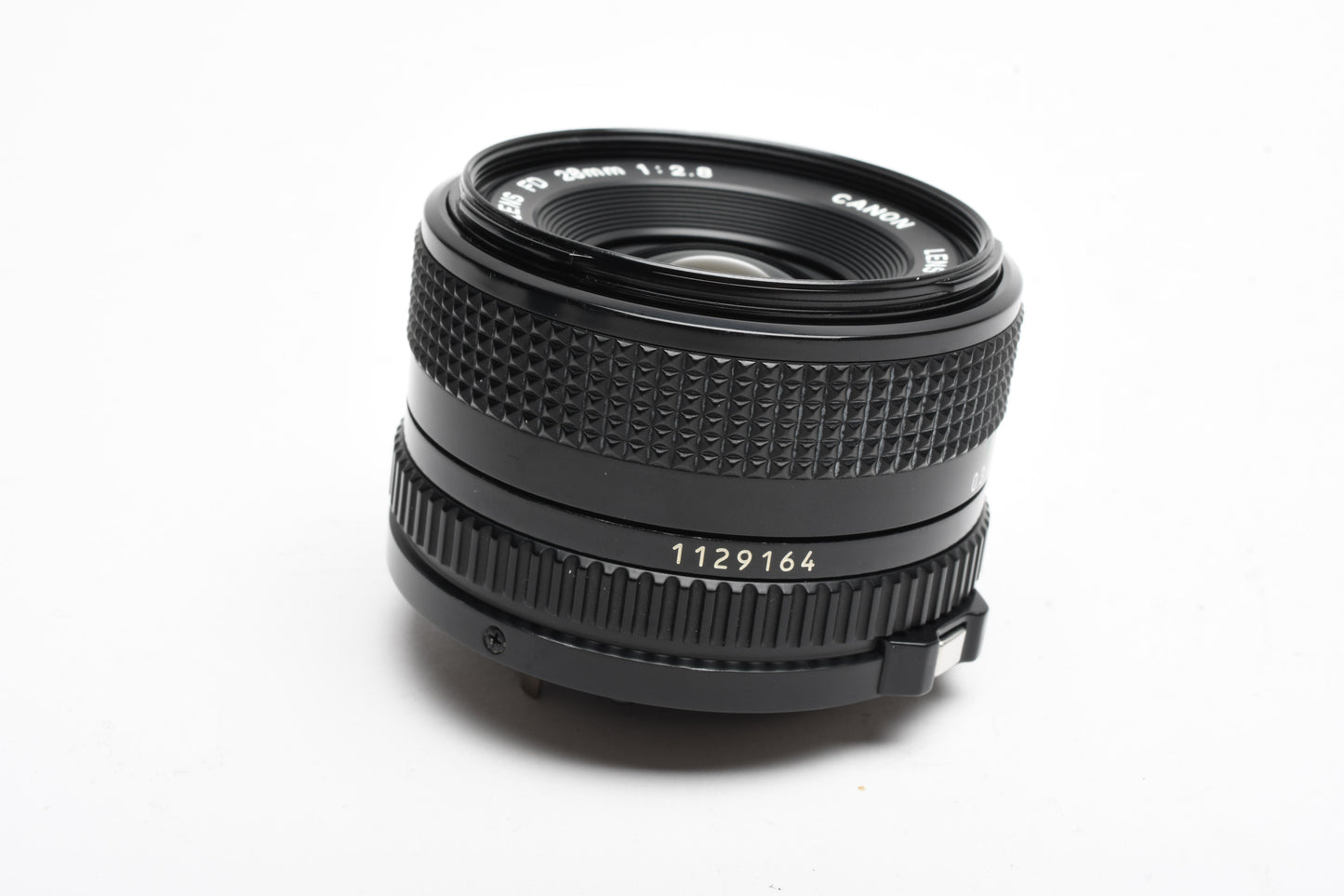 Canon FD 28mm f2.8 wide angle lens, caps, Nice and clean wide angle lens