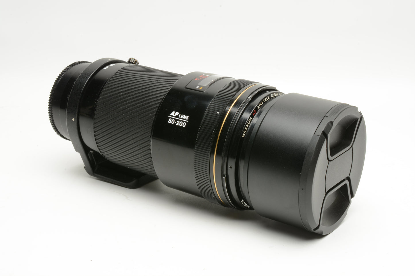 Minolta AF 80-200mm f2.8 APO Tele zoom lens, Collar, hood, caps, Sharp!
