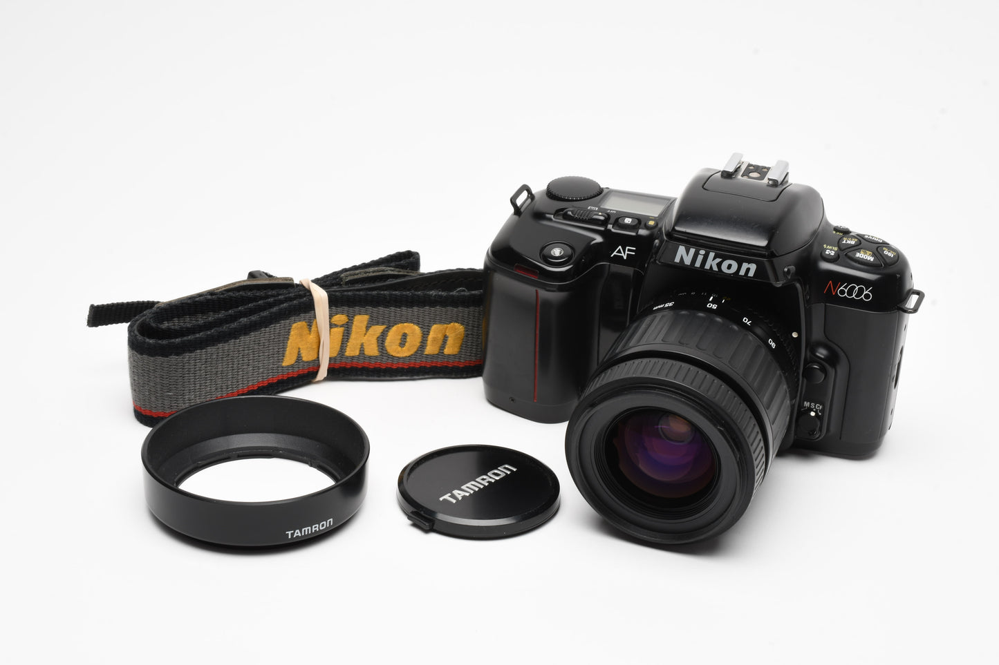 Nikon N6006 35mm SLR w/AF 35-90mm f4-5.6 zoom lens, strap, clean