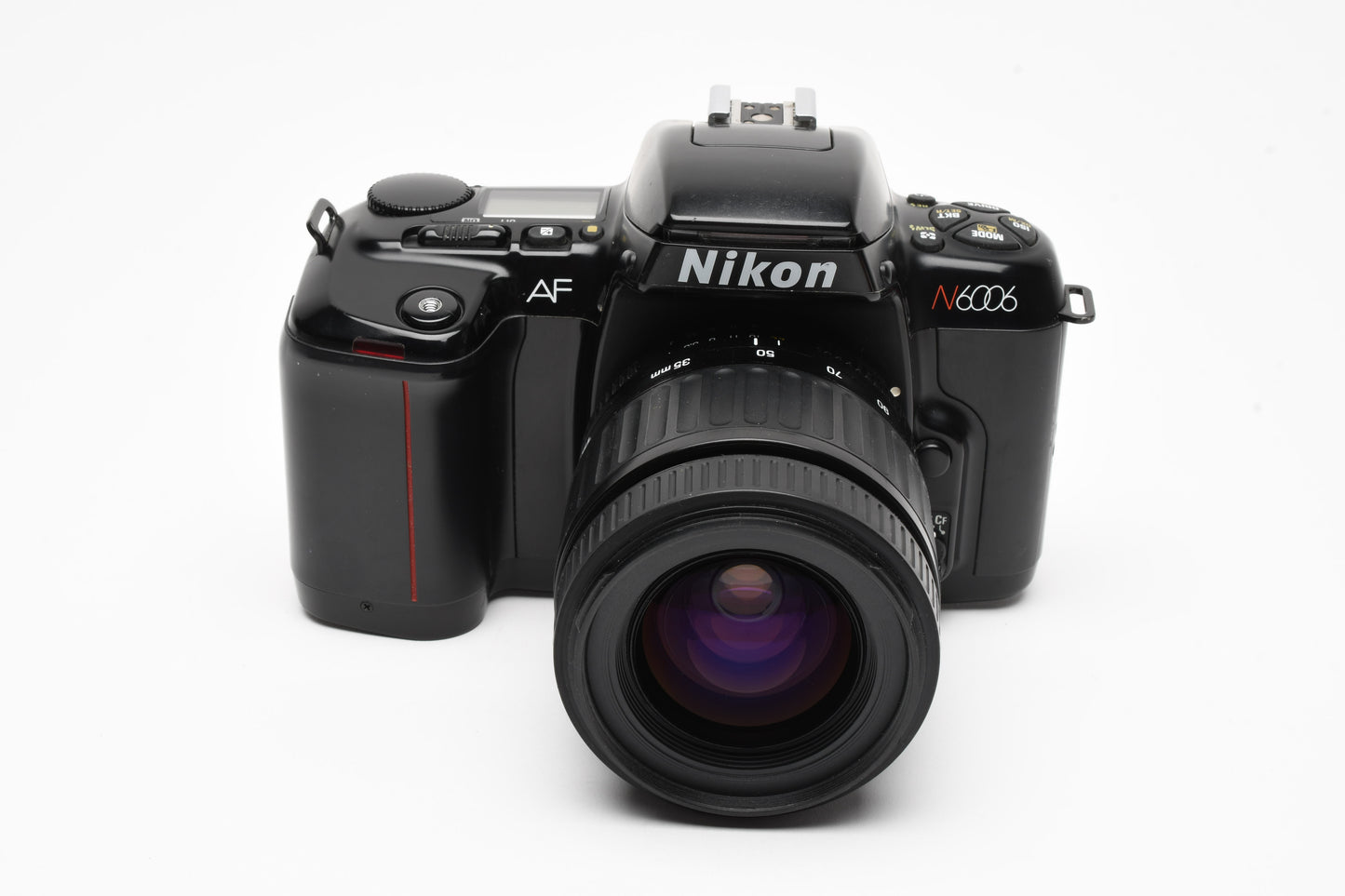 Nikon N6006 35mm SLR w/AF 35-90mm f4-5.6 zoom lens, strap, clean