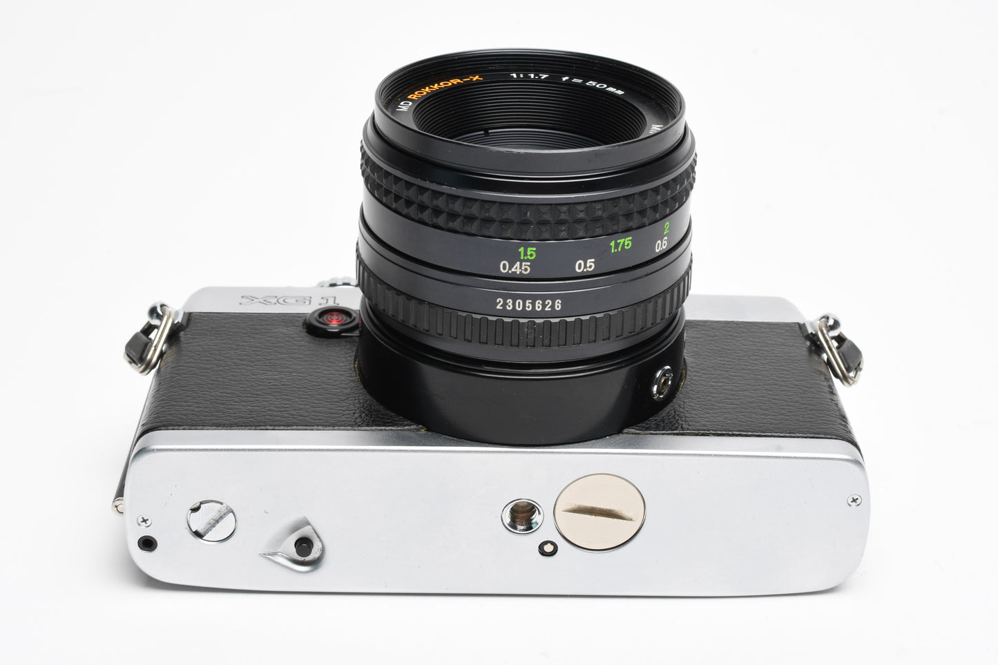Minolta XG-1 35mm SLR w/MD 50mm F1.7 lens, New seals, Manual, tested, Nice!