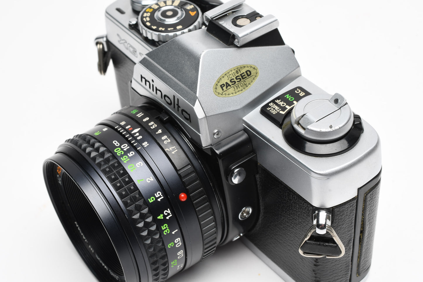 Minolta XG-1 35mm SLR w/MD 50mm F1.7 lens, New seals, Manual, tested, Nice!