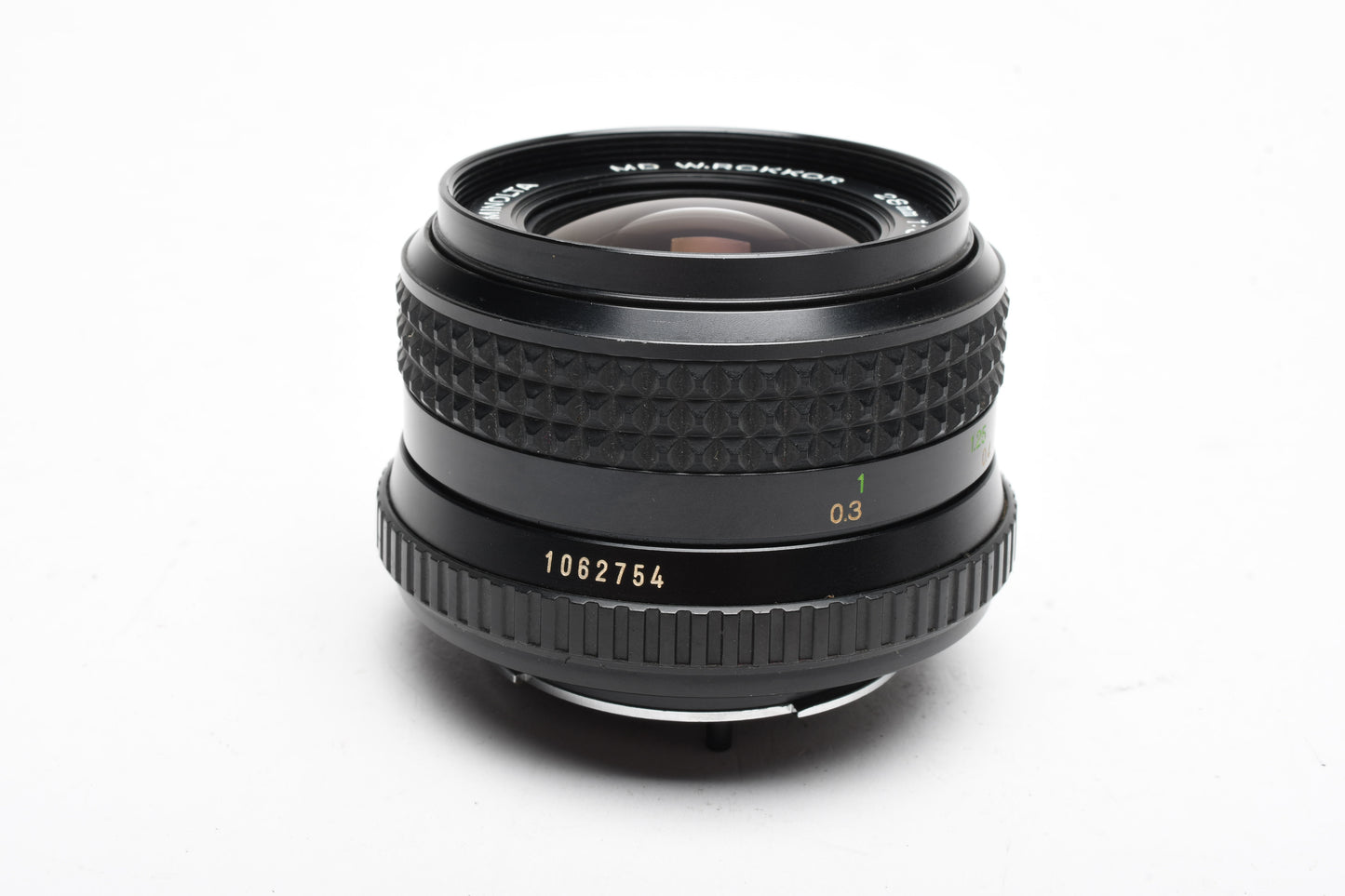 Minolta W.Rokkor 28mm f3.5 MD Mount, caps, clean, smooth, sharp