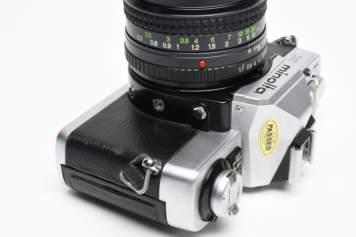 Minolta XG-1 35mm SLR w/MD 50mm F1.7 lens, New seals, Manual, tested, Nice!