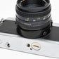 Minolta XG-1 35mm SLR w/MD 50mm F1.7 lens, New seals, Manual, tested, Nice!