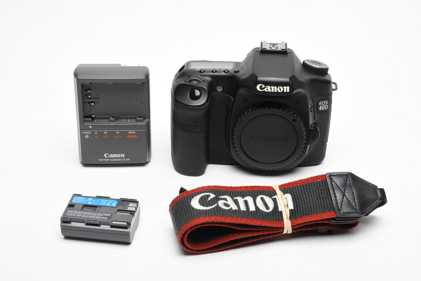 Canon EOS 40D DSLR Body, batt, charger, strap, Only 5202 Acts!