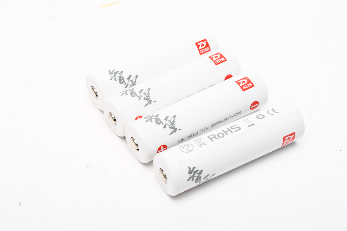 Set of 4 Zhiyun IMR 18650 Lithium-Ion Battery for Crane 2 Stabilizer, Good