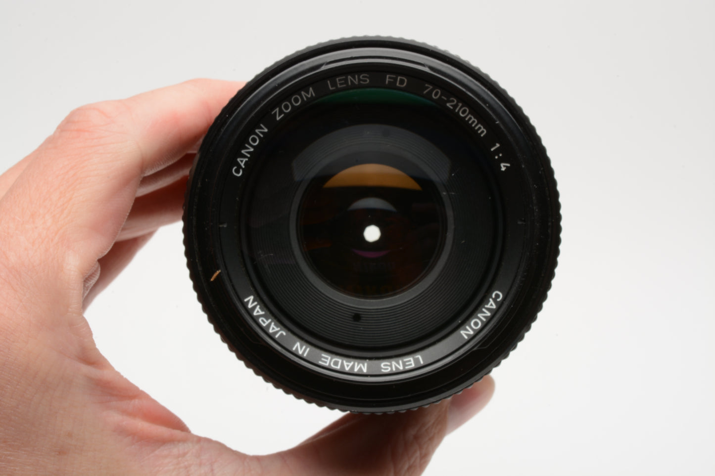 Canon FD 70-210mm f4 Macro zoom lens, caps, good, smooth, Clean