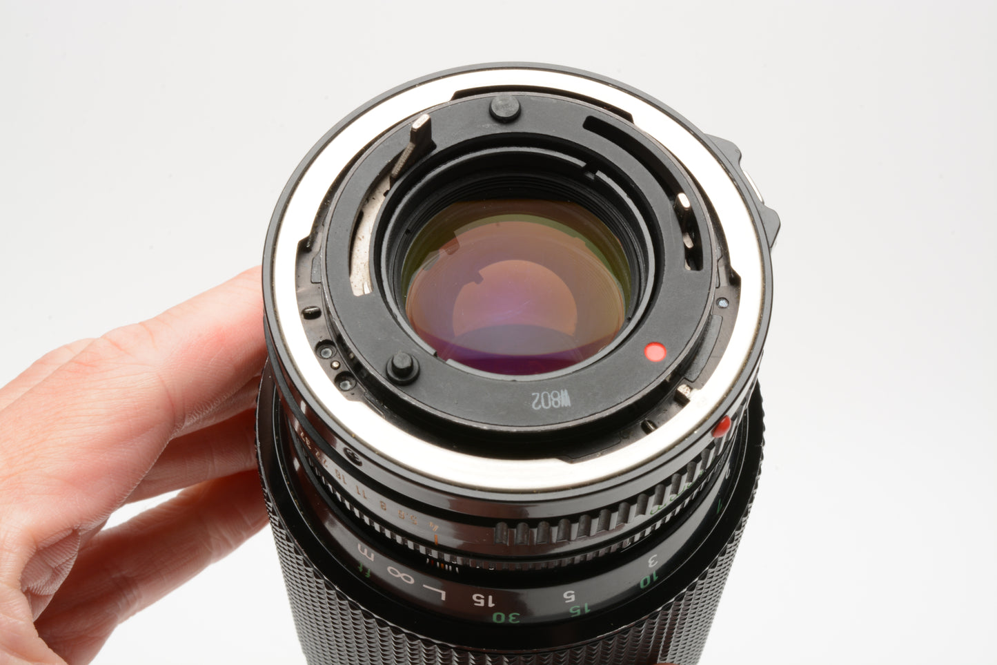 Canon FD 70-210mm f4 Macro zoom lens, caps, good, smooth, Clean