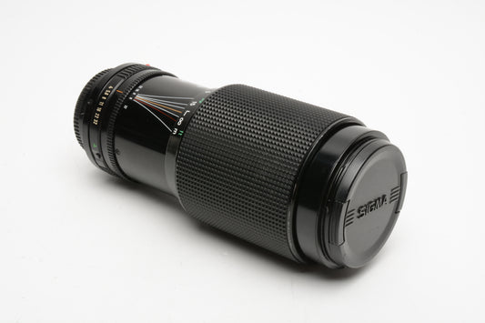 Canon FD 70-210mm f4 Macro zoom lens, caps, good, smooth, Clean